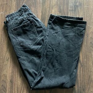 Elegant Black Straight-Leg Jeans